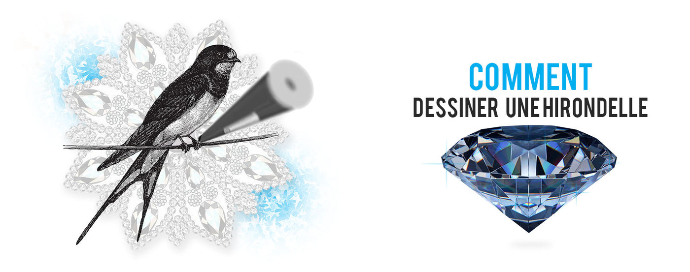 Comment Dessiner Une Hirondelle | Bijouterie Fantaisie Shop