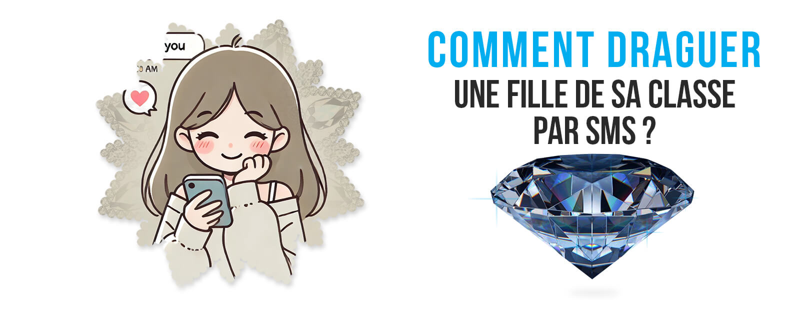 comment draguer une fille de sa classe par sms