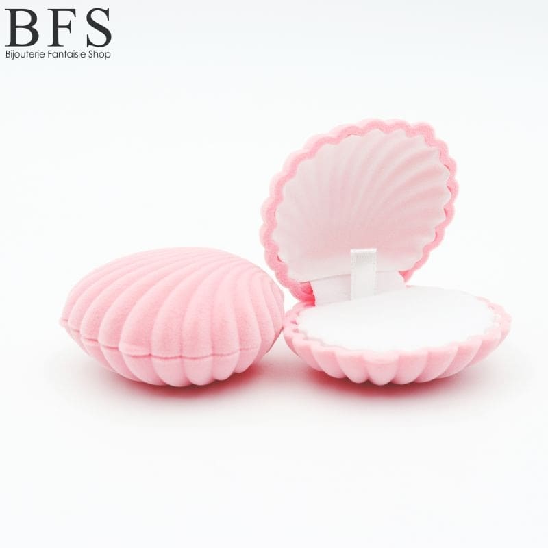 Boite-a-Bijoux-en-forme-de-Coquillage-Fantaisie-Ecrin
