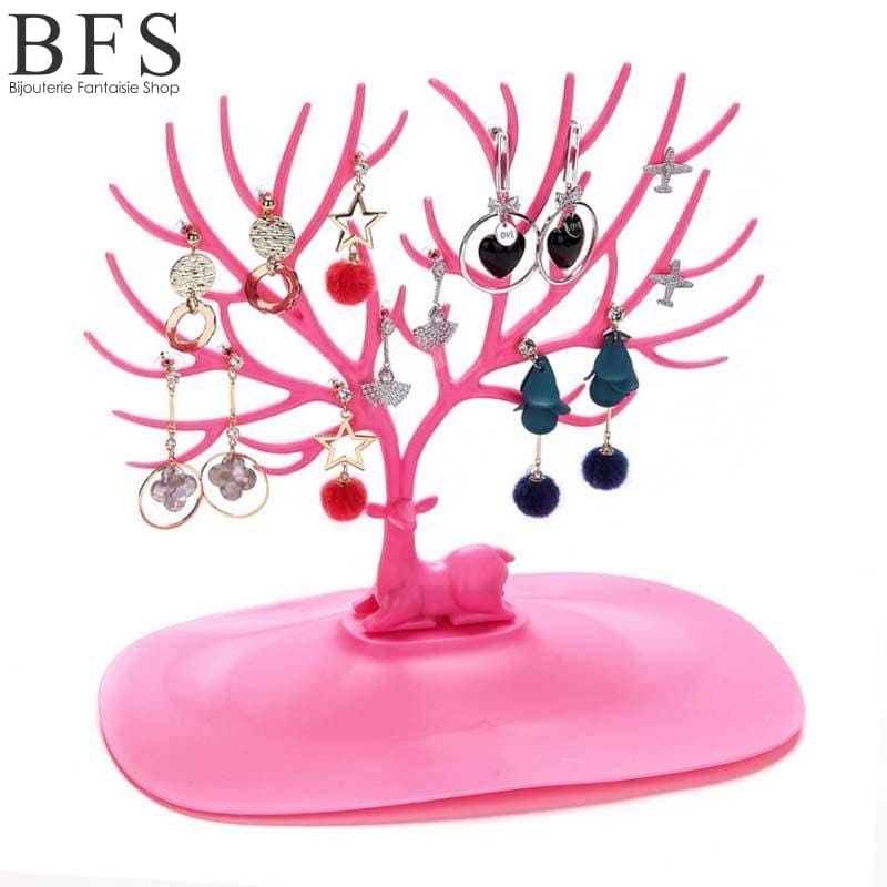 Porte-Bijoux-Cerf-Rose