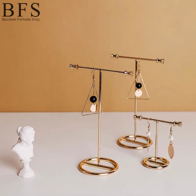 Porte-Boucle-Oreille-Fantaisie-Doré