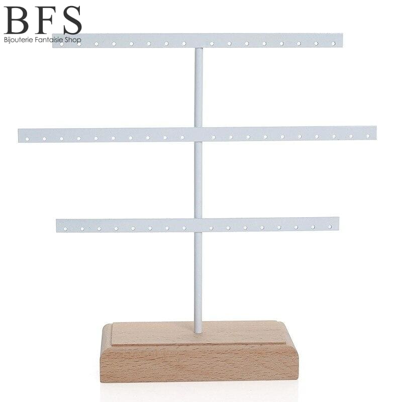 Porte-Boucle-Oreille-Blanc