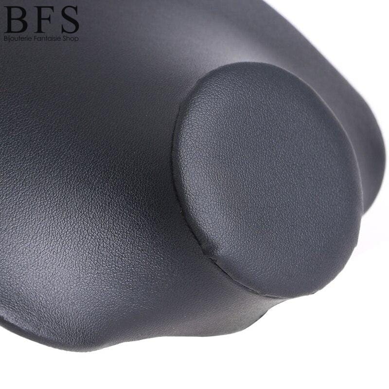 porte-collier-mannequin-cuir-noir